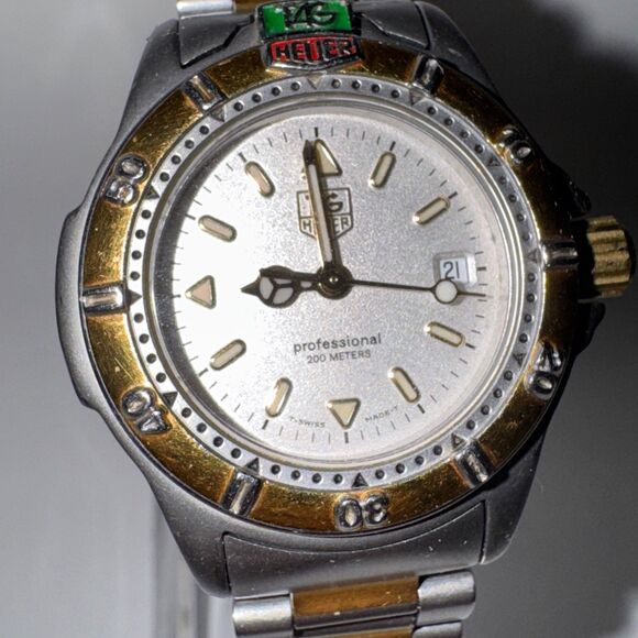 TAG Heuer 4000 Series Ladies 28mm Bi-Metal Watch Ref WF1420-0  SJHI8 6\